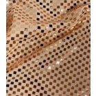Lycra COPPER CHEQUERS CHAMPAGNE
